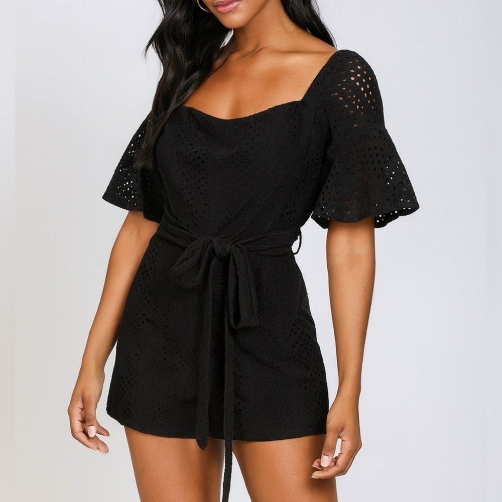 Likely | Eyelet Romper NWOT